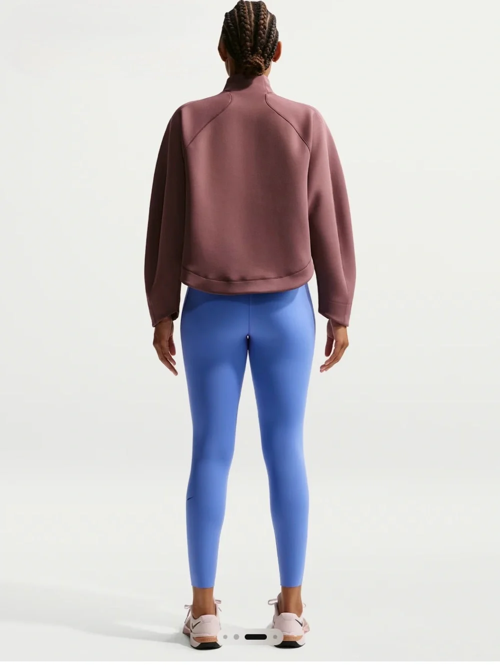 Nike Universa Women's High-Waisted 7/8 Leggings with No Front Seam Sz XXL HQ6813
